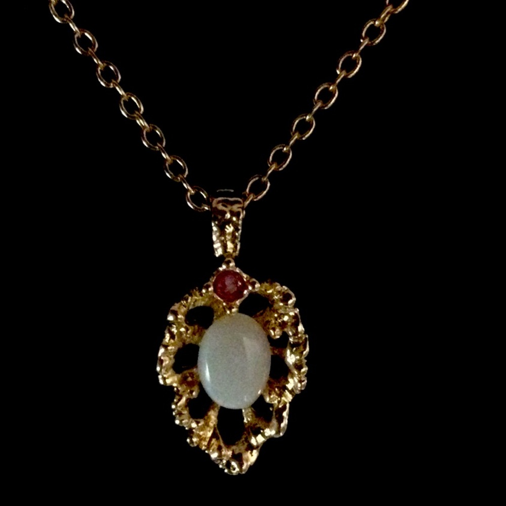 Ruby & Opal Necklace